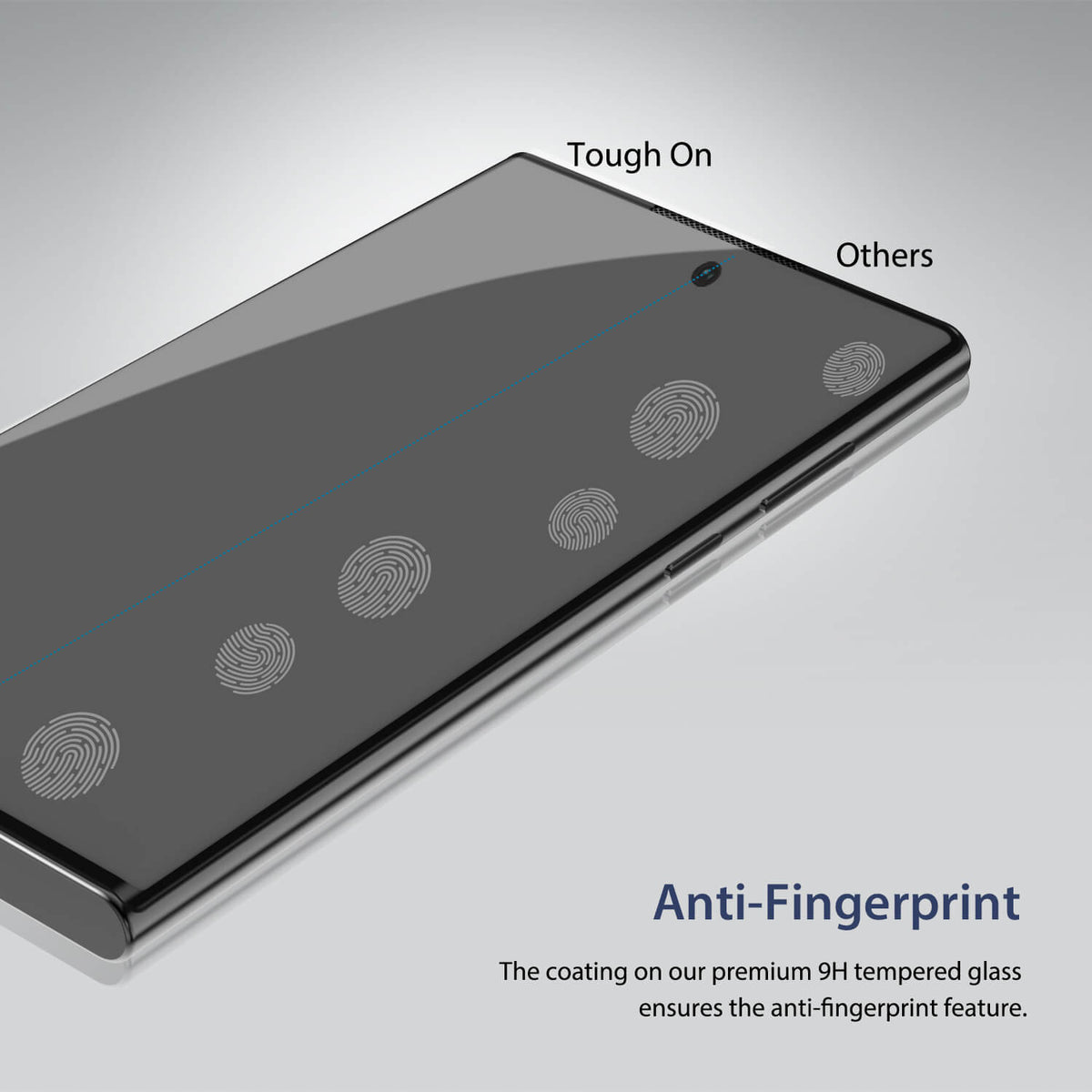 Tough On Samsung Galaxy S22 Ultra 5G Tempered Glass Screen Protector