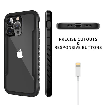 Tough On iPhone 14 Pro Case Iron Shield Black