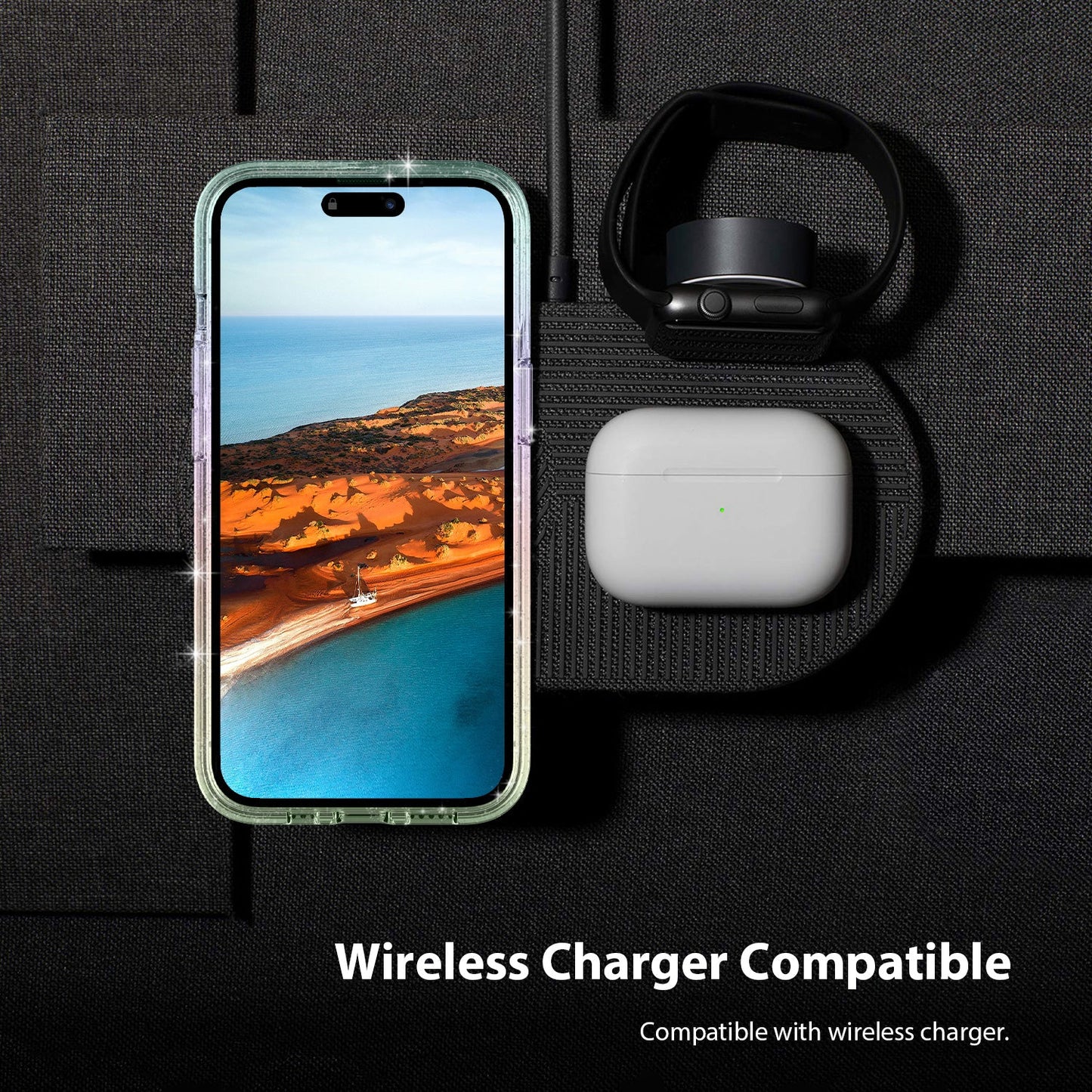 Tough On iPhone 16e / iPhone 15 Clear Case with Magsafe