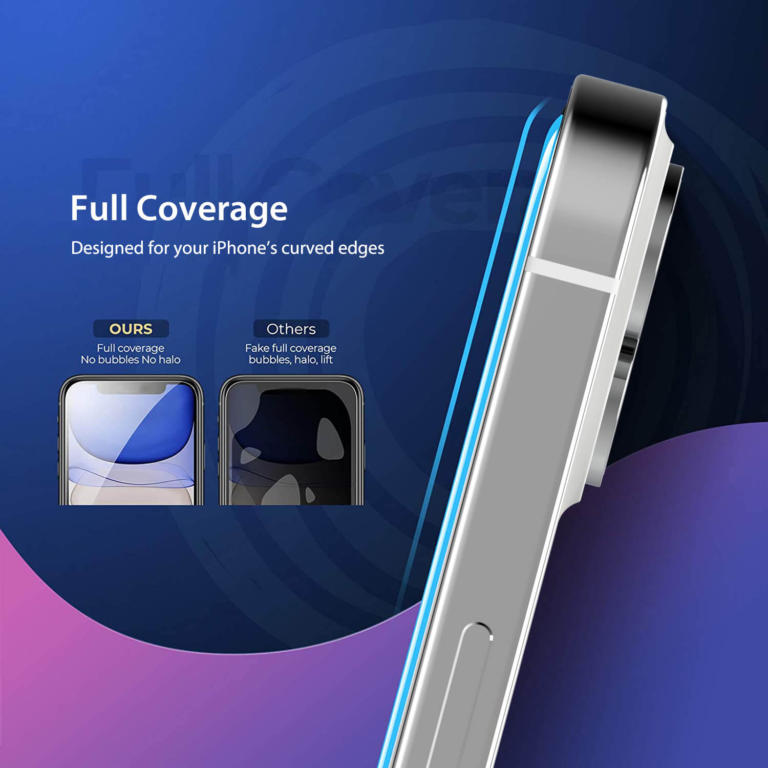 Tough On iPhone 13 Anti Blue Light Screen Protector - Toughonstore