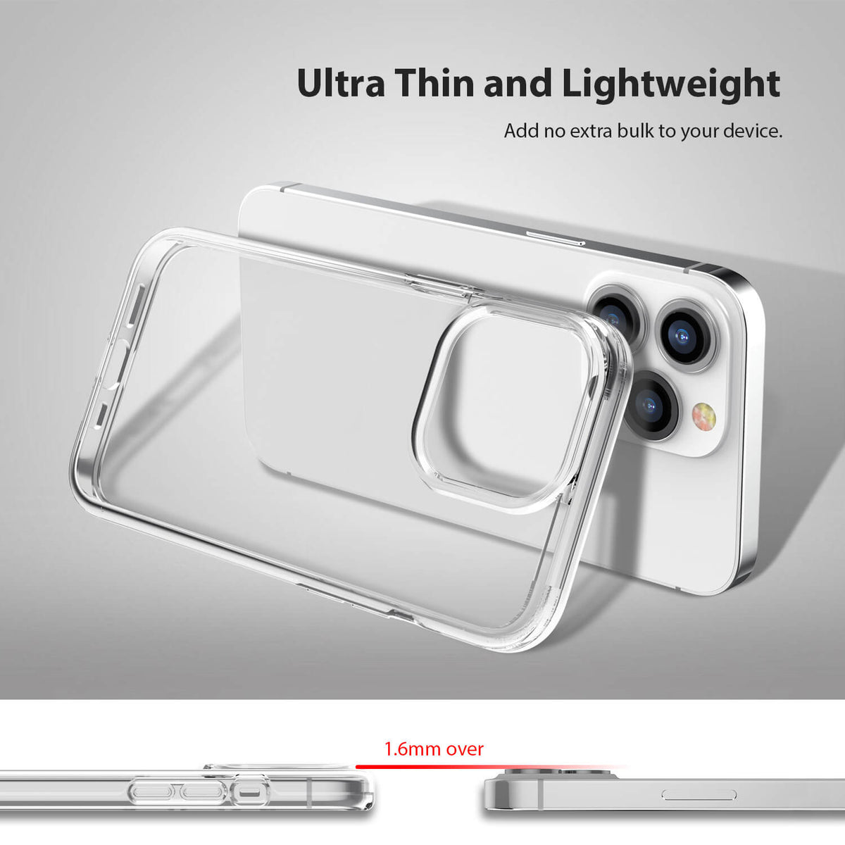 Tough On iPhone 13 Pro Max Case Clear - Toughonstore