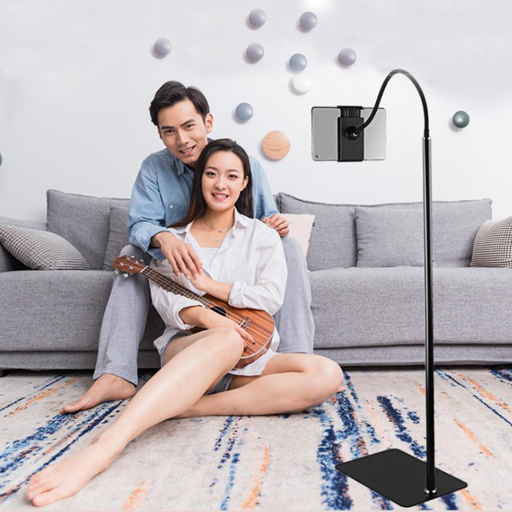 Ground Stand for Tablet & Phone Black 175CM