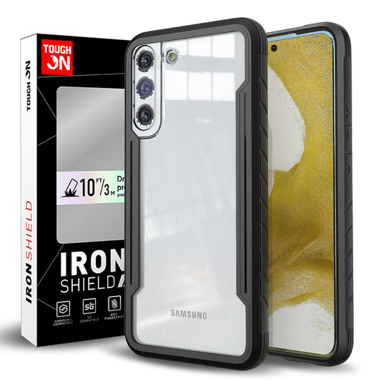 Tough On Samsung Galaxy S22 5G Case Iron Shield Black