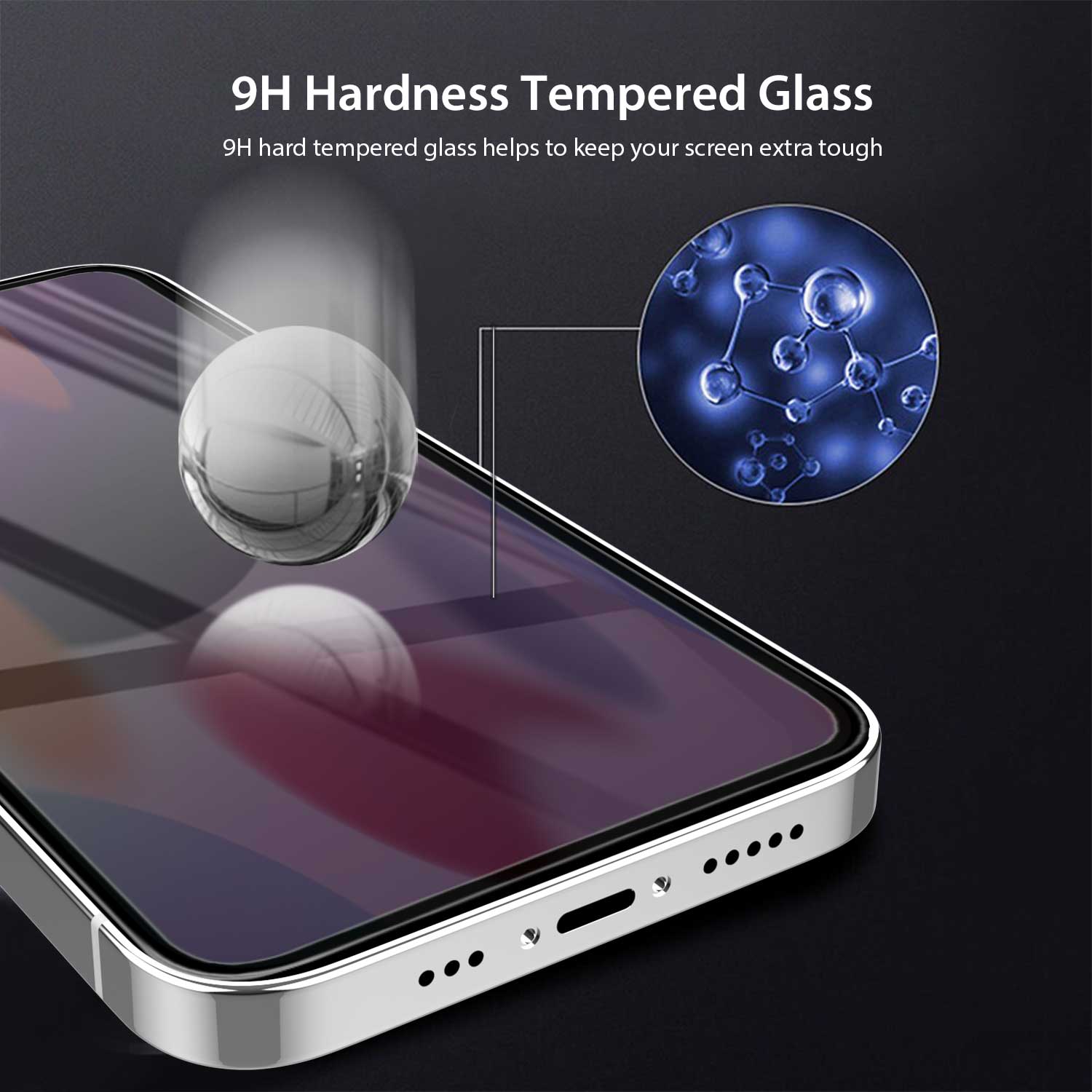 Tough On iPhone 13 Anti Blue Light Screen Protector - Toughonstore
