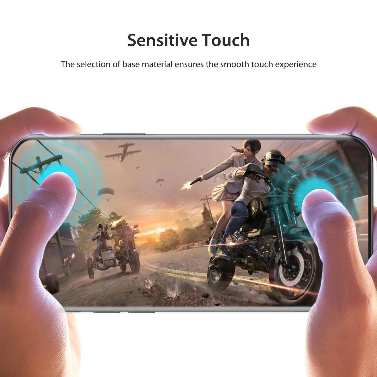 Tough On Samsung Galaxy S21 FE 5G Screen Protector 2.5D Tempered Glass Black
