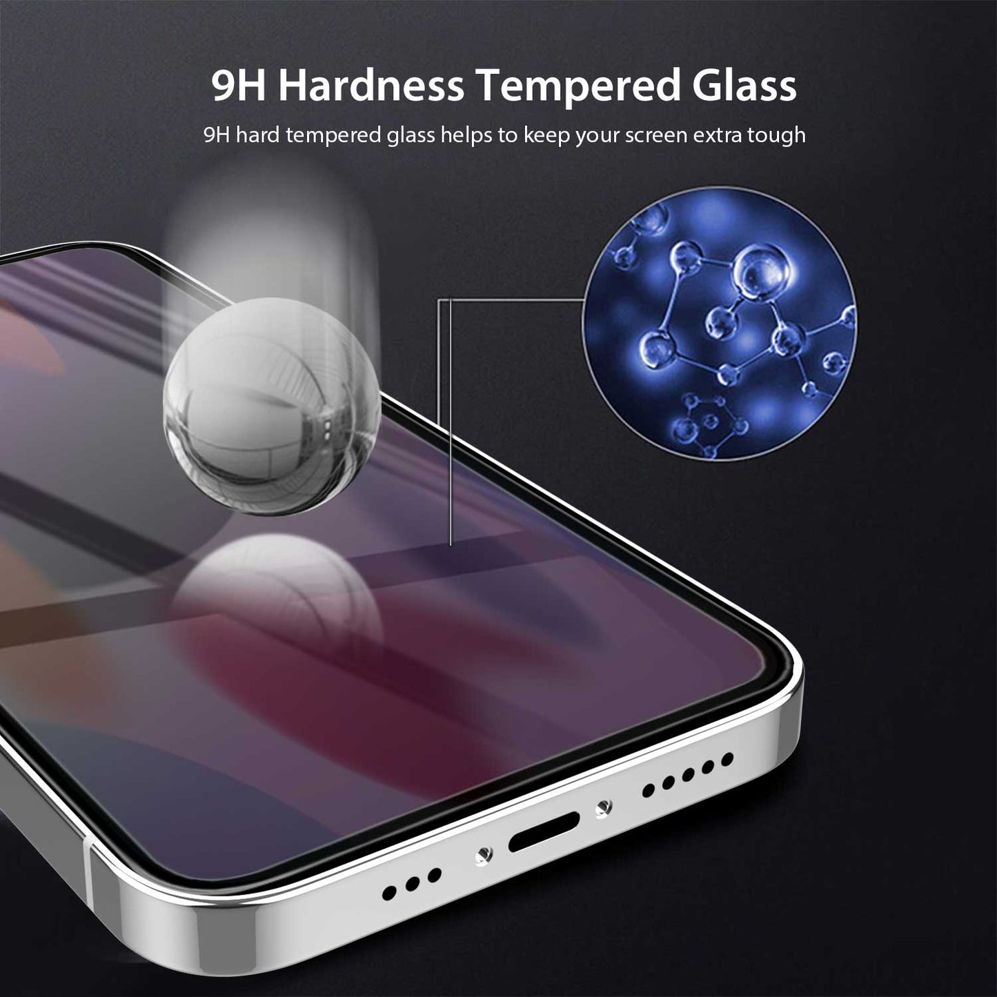 Tough On iPhone 13 Pro Anti Blue Light Screen Protector - Toughonstore