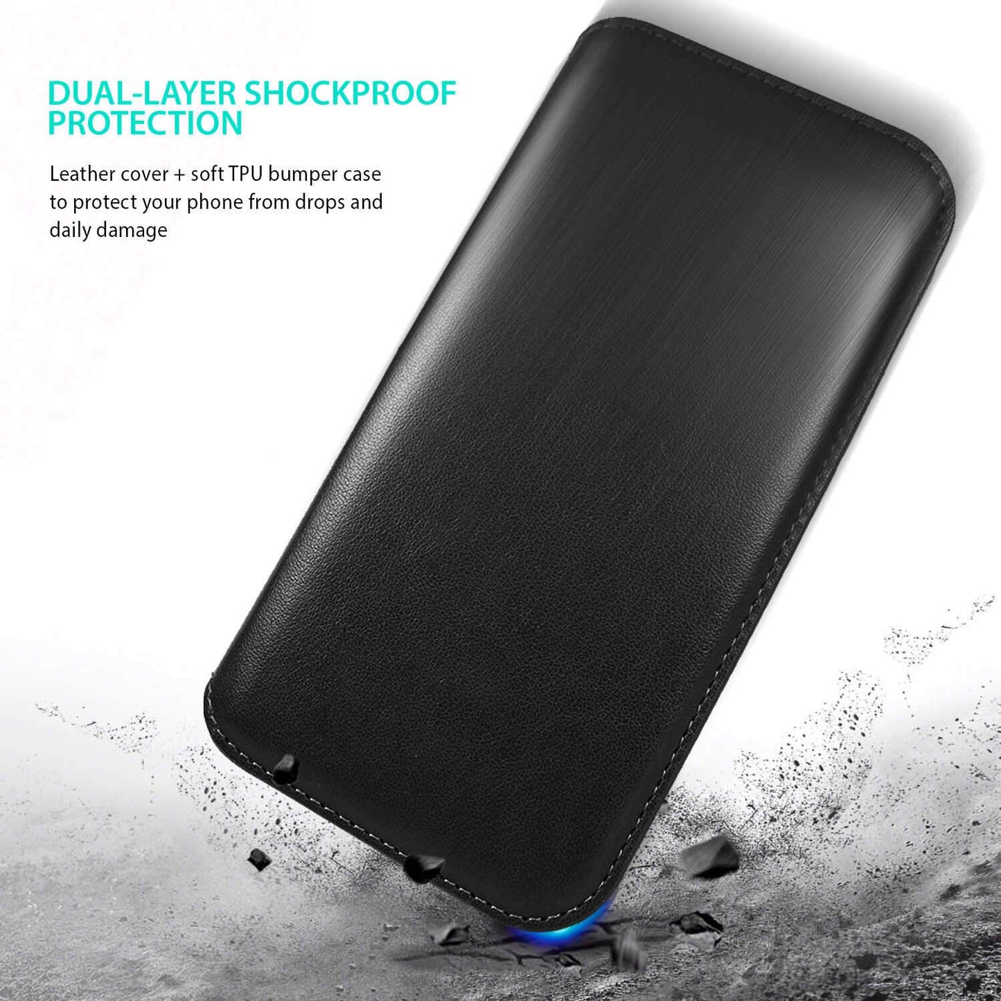 iPhone 12 / iPhone 12 Pro Case Tough On Fine Detachable Leather Black