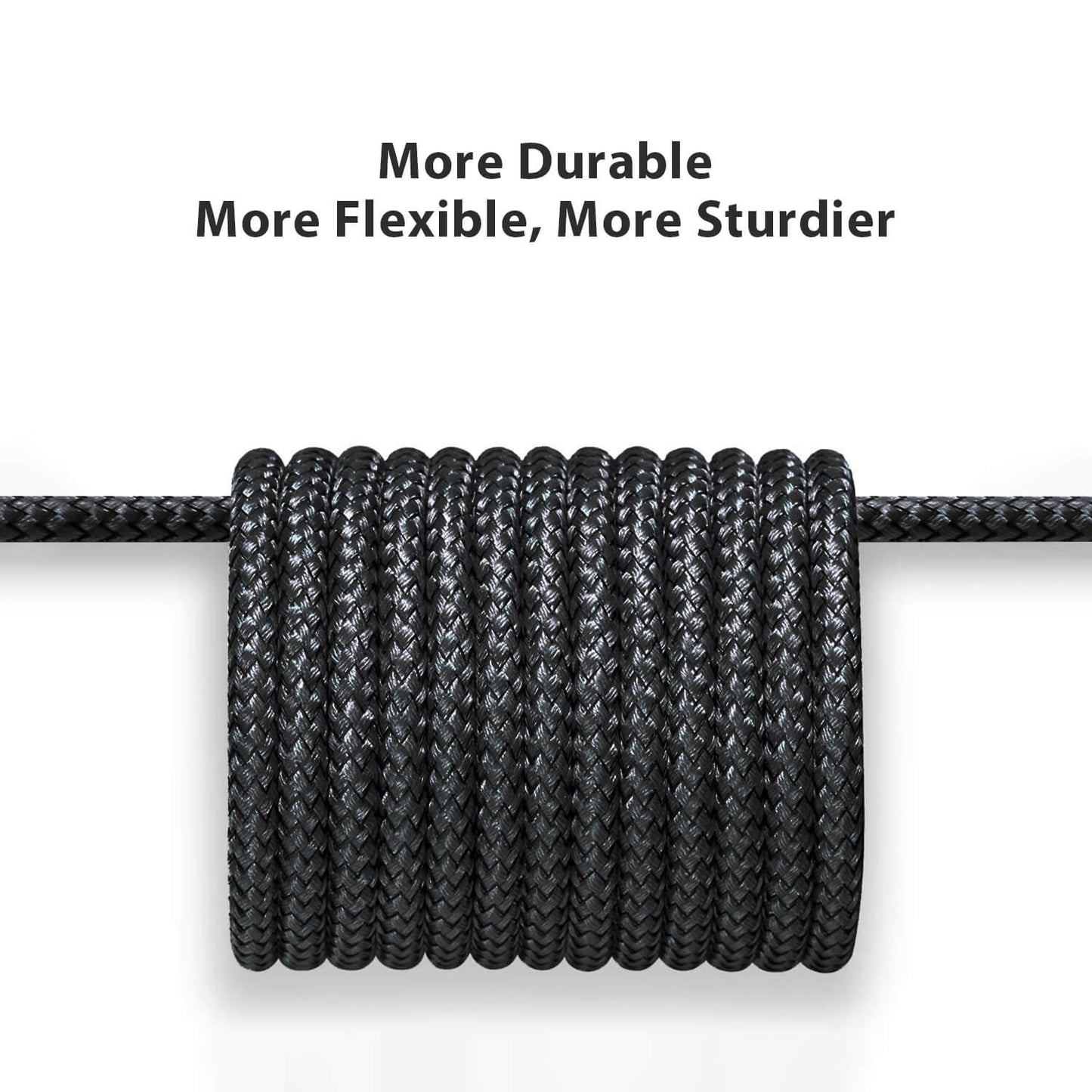 Tough on USB A to USB C Charger Cable 1m Black