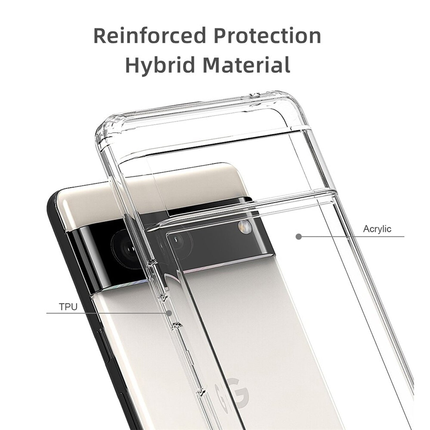 Tough On Google Pixel 8 Case Clear Air