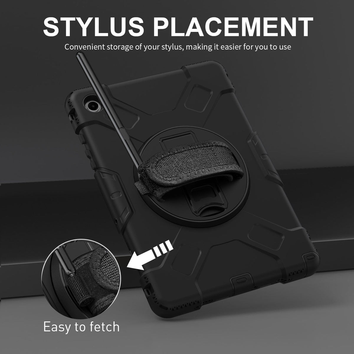 Tough On Samsung Galaxy Tab A9+ / A11+ 11" Heavy Duty Case - Black