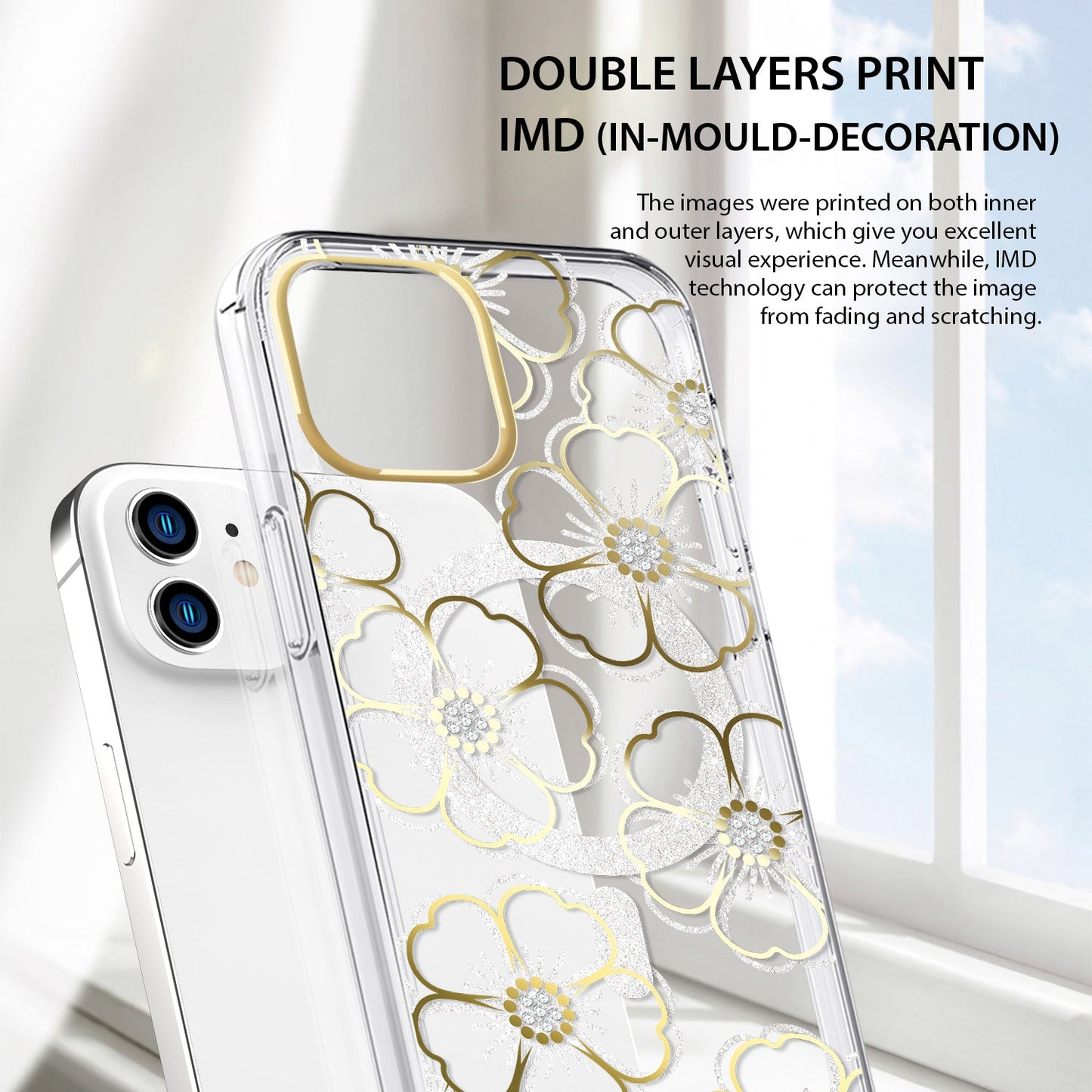 Tough On iPhone 11 Case Floral Emerald With MagSafe