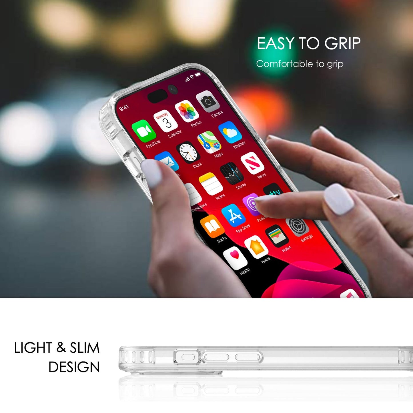 Tough On iPhone 16e / iPhone 15 Case Clear Air
