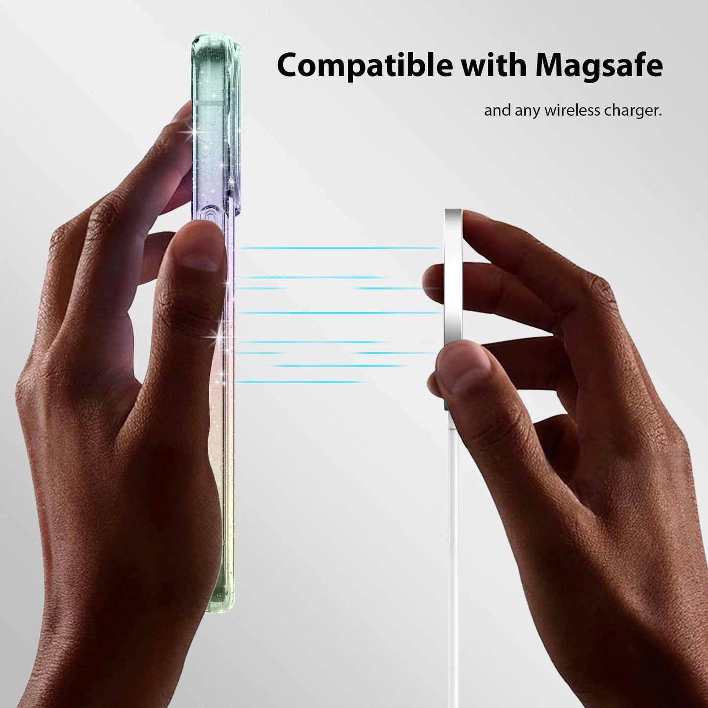 Tough On iPhone 16e / iPhone 15 Clear Case with Magsafe
