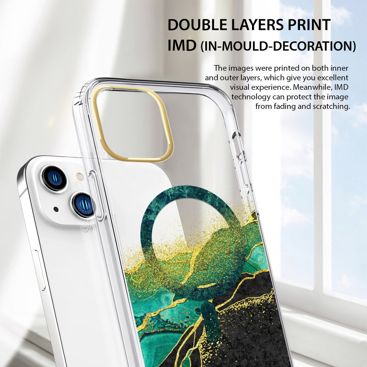 Tough On iPhone 16e / iPhone 15 Case Emerald With MagSafe