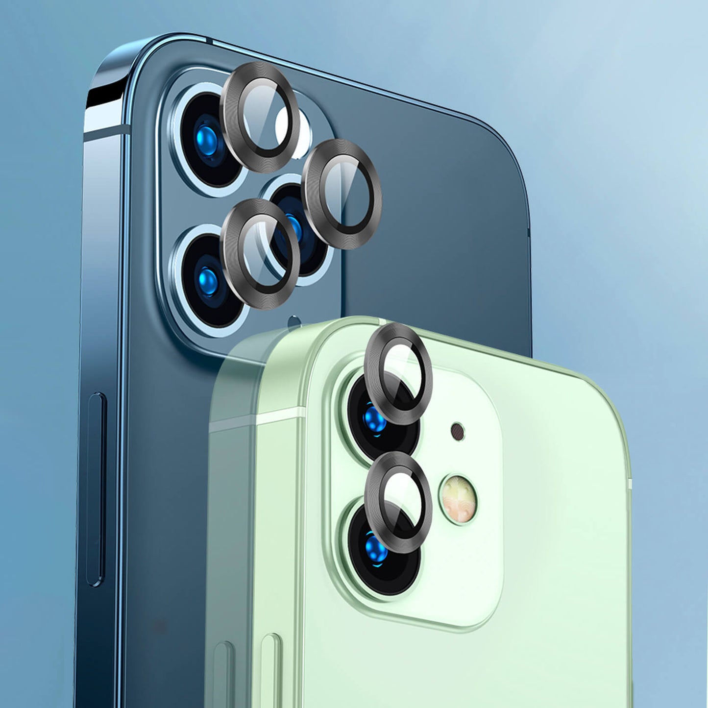 Tough On iPhone 11 Pro Max Rear Camera Glass Protector Grey
