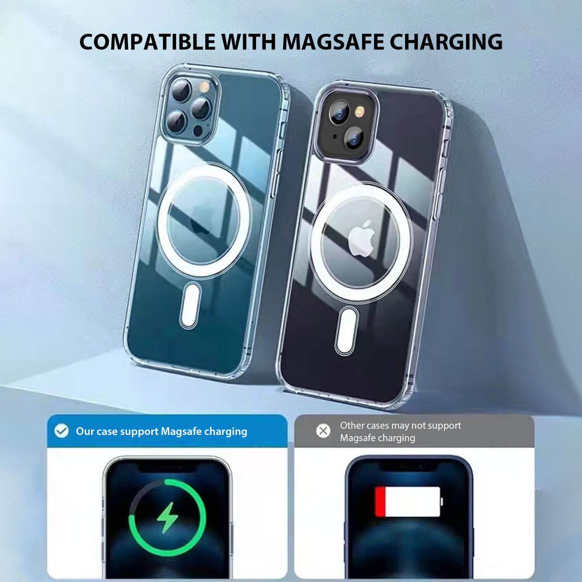 Tough On iPhone 13 Pro Max Case Clear With Magsafe
