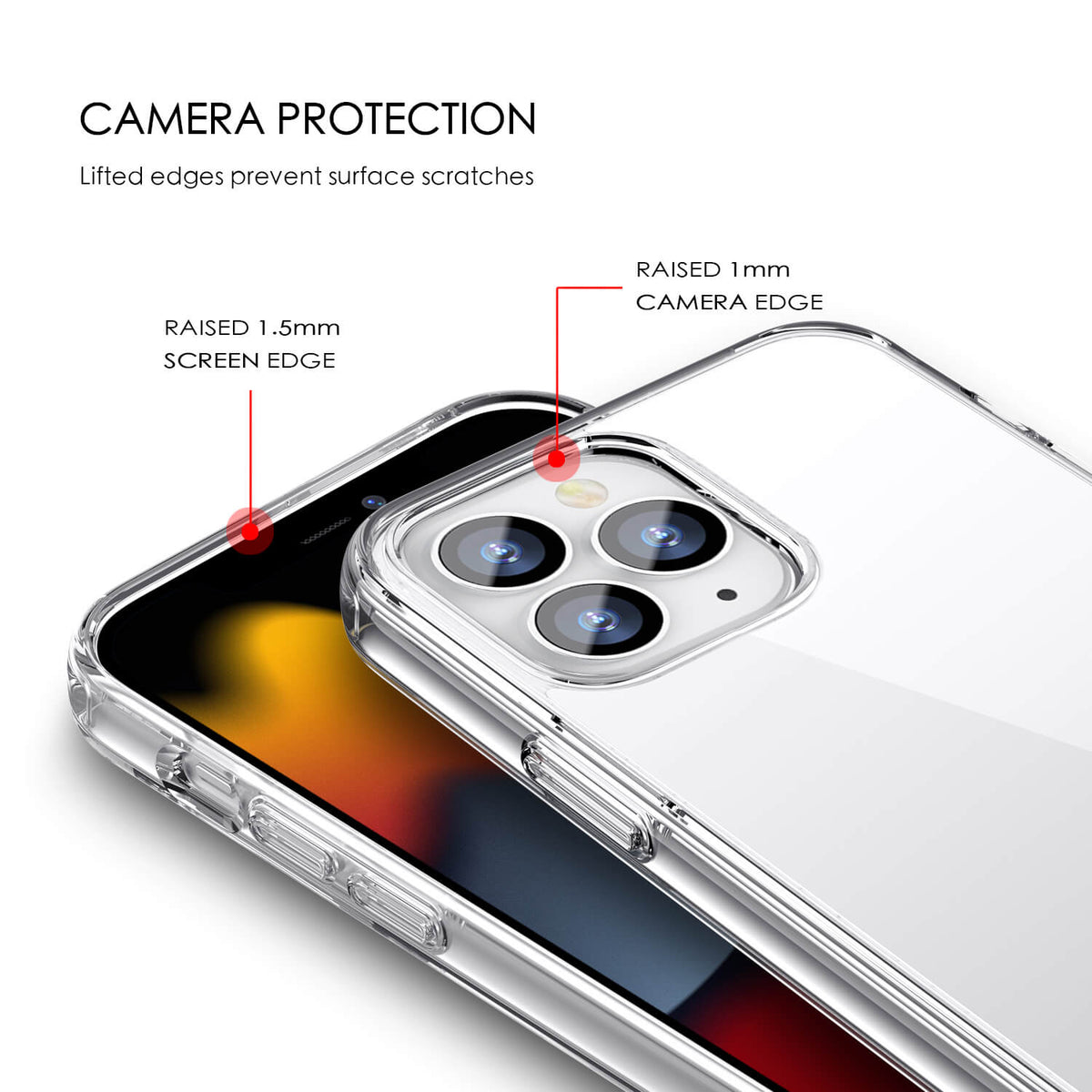 Tough On iPhone 13 Pro Max Case Air Clear - Toughonstore