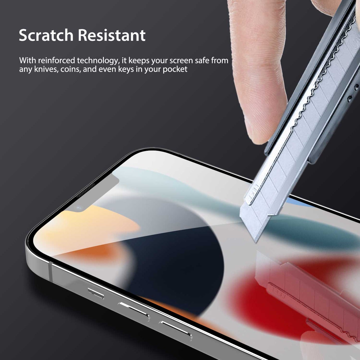 Tough On iPhone 13 Mini Full Tempered Glass Screen Protector 2 Pack - Toughonstore