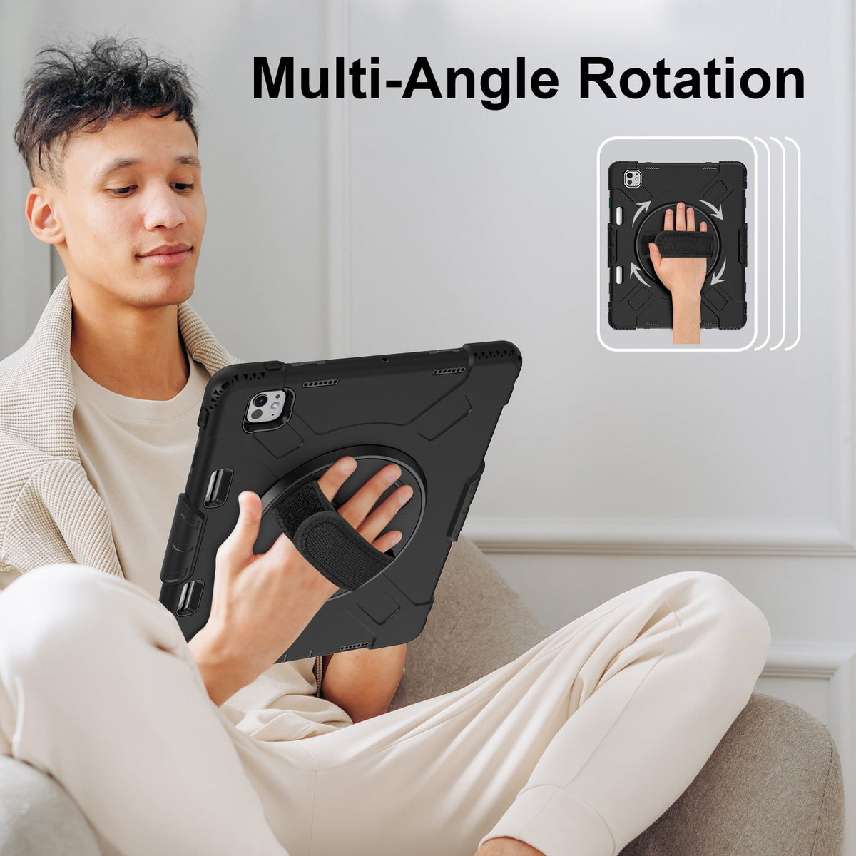 Tough On Rugged Protective Case for iPad