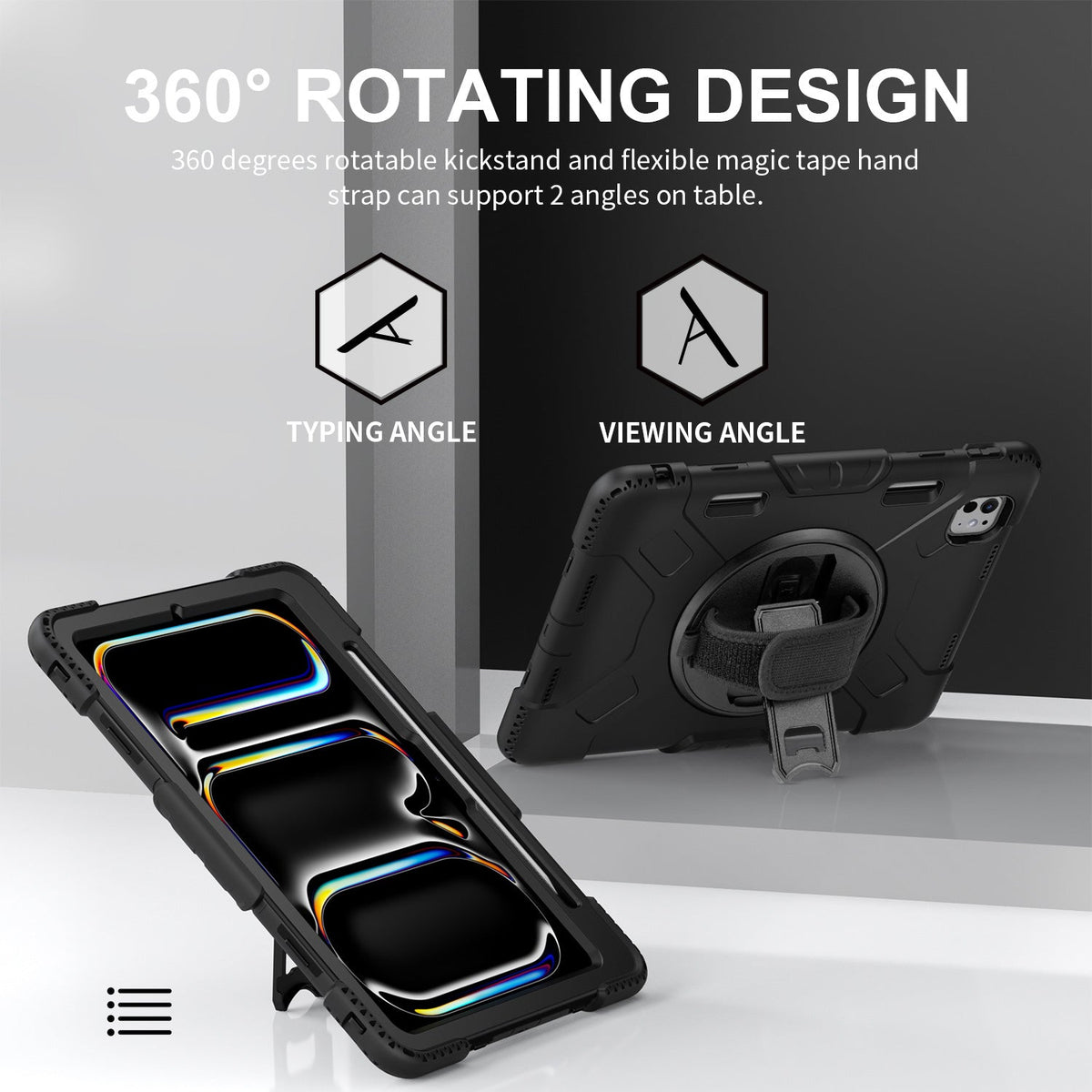 Tough On Rugged Protective Case for iPad