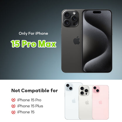 Tough On iPhone 15 Pro Max Nano Glass Screen Protector with Installation Kit