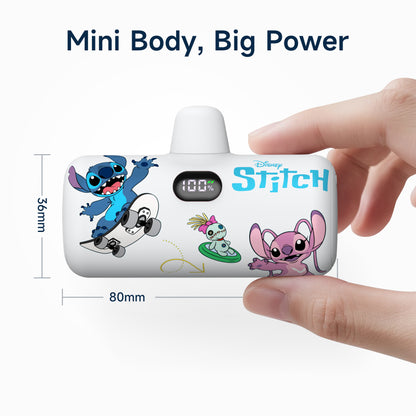Disney Compact 5000mAh Power Bank with Lightning Connector