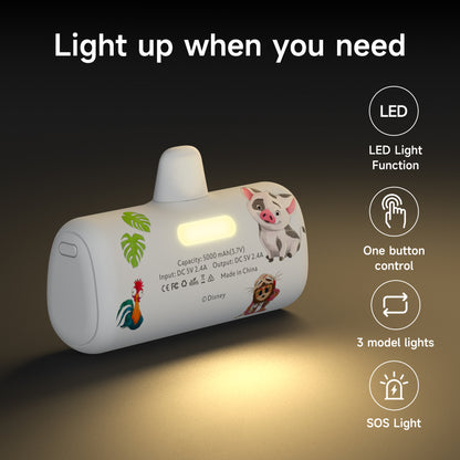 Disney Compact 5000mAh Power Bank with Lightning Connector