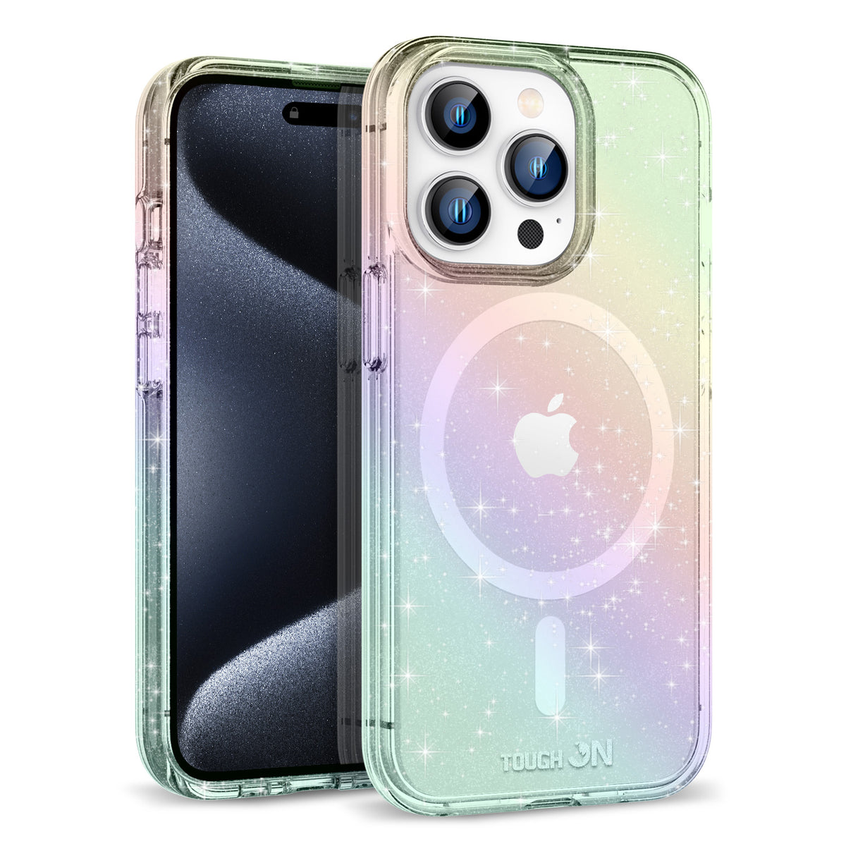 Tough On Anti-Yellowing Glitter Iridescent Case with MagSafe for iPhone