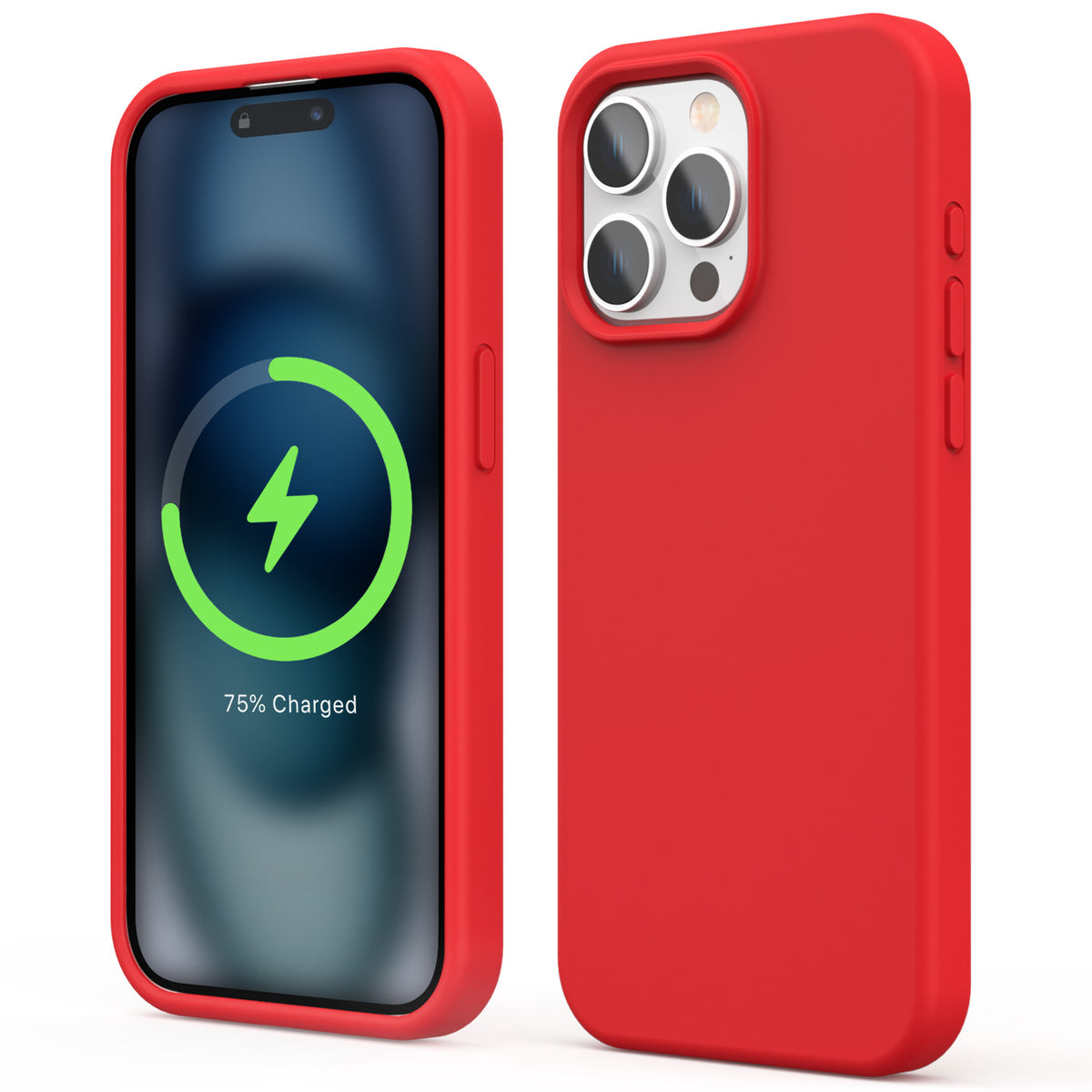 Tough On iPhone 15 Pro Max Strong Liquid Silicone Case with Magsafe