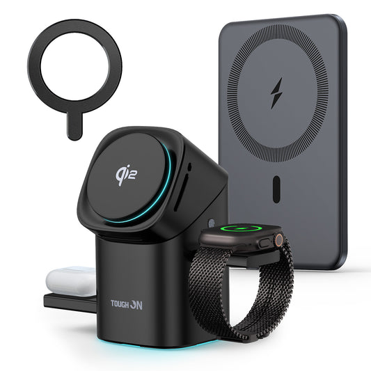 MagPro 3-in-1 MagSafe Charging Station and Ultra Slim Power Bank Bundle
