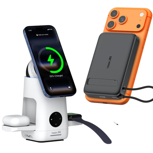 Tough On Qi2 Power Duo – Magnetic Power Bank and 3-in-1 Wireless Charger