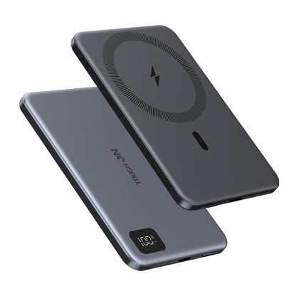 2 Pack Tough On 5000mAh Ultra Slim Magnetic Power Bank