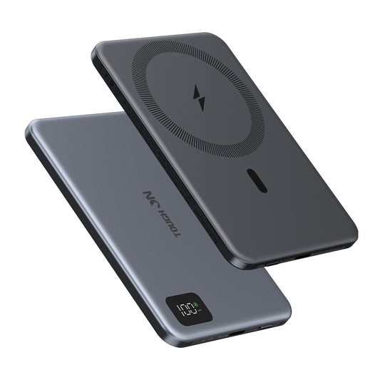 2 Pack Tough On 5000mAh Ultra Slim Magnetic Power Bank