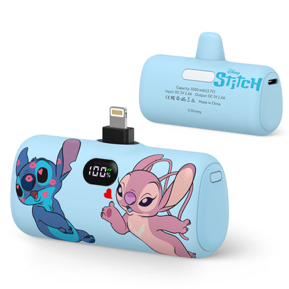 Disney Compact 5000mAh Power Bank with Lightning Connector