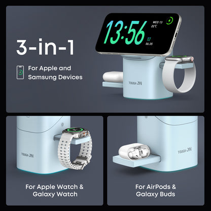 Tough On MagPro Qi2 25W 3-in-1 Wireless Charger