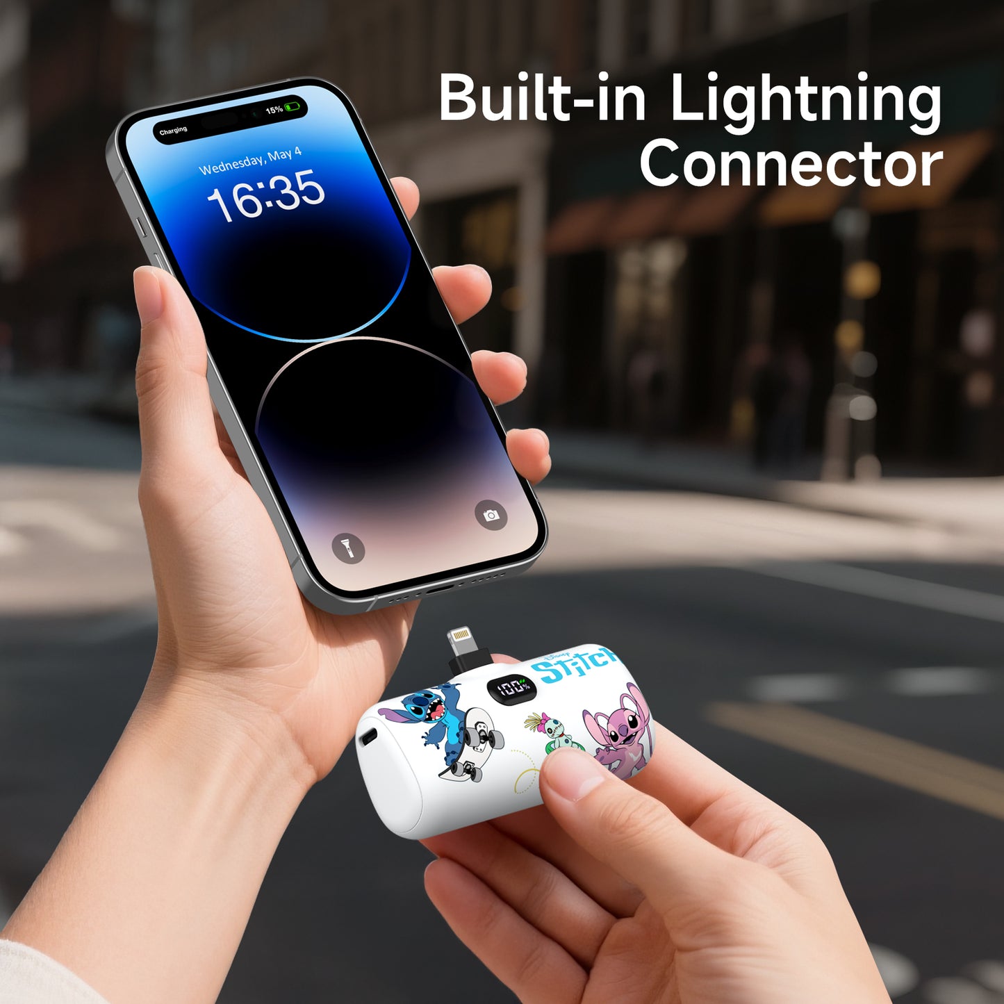 Disney Compact 5000mAh Power Bank with Lightning Connector