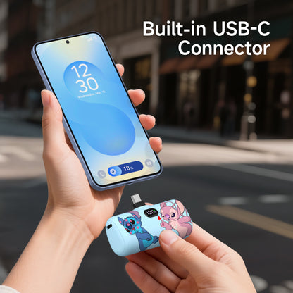 Disney Compact 5000mAh Power Bank with USB-C Connector