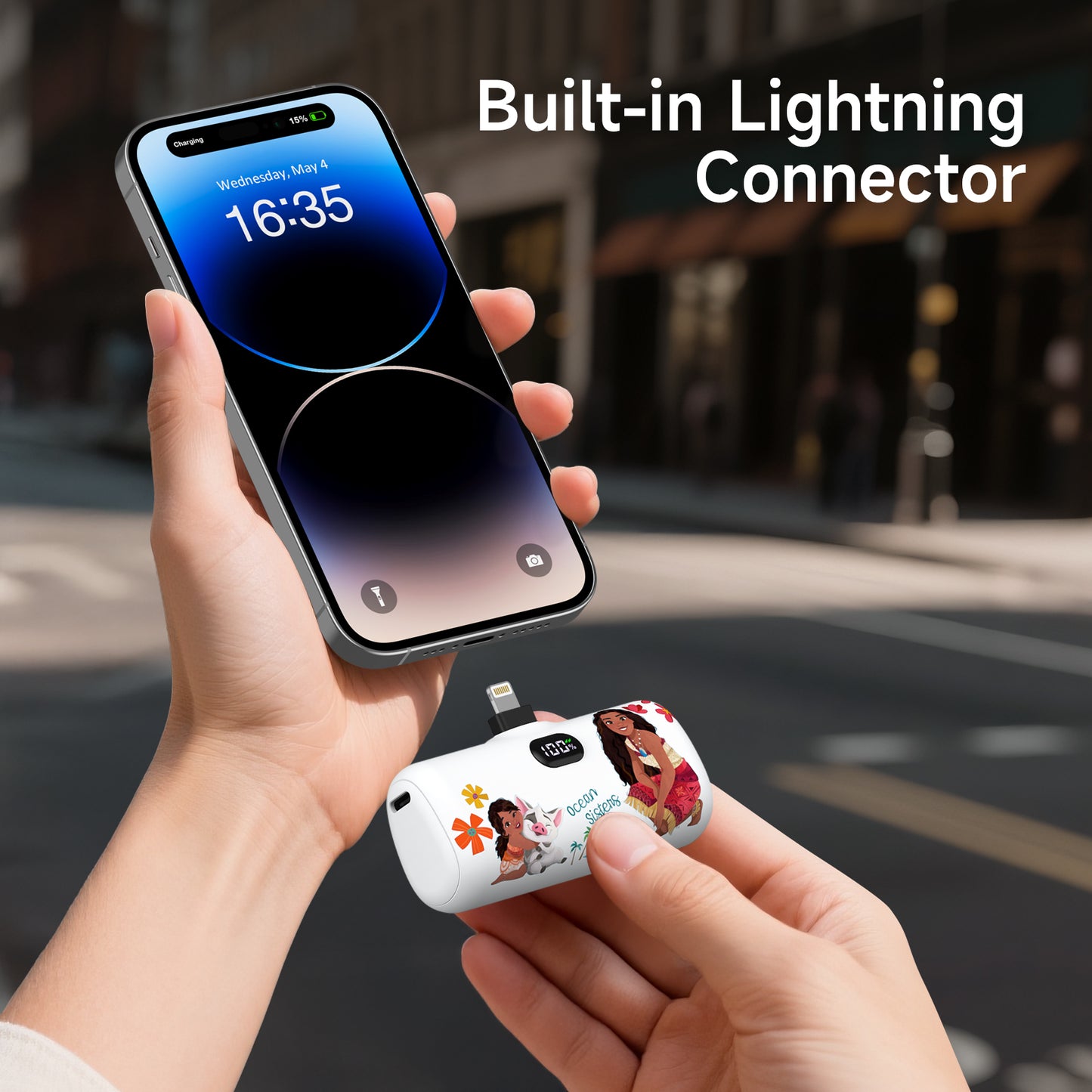 Disney Compact 5000mAh Power Bank with Lightning Connector