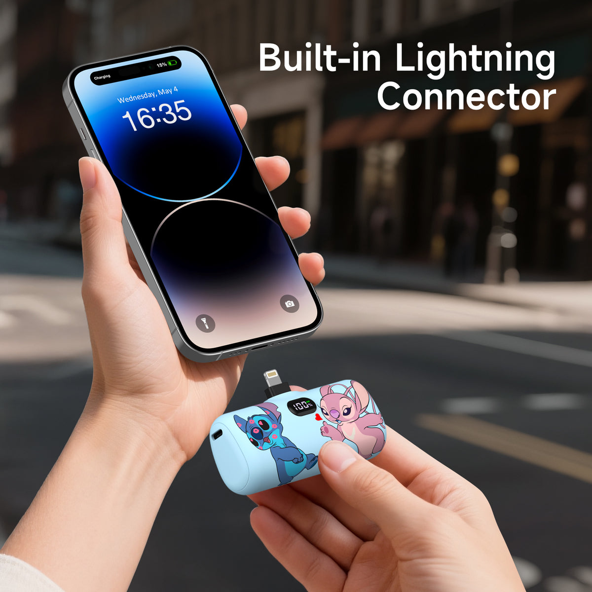 Disney Compact 5000mAh Power Bank with Lightning Connector