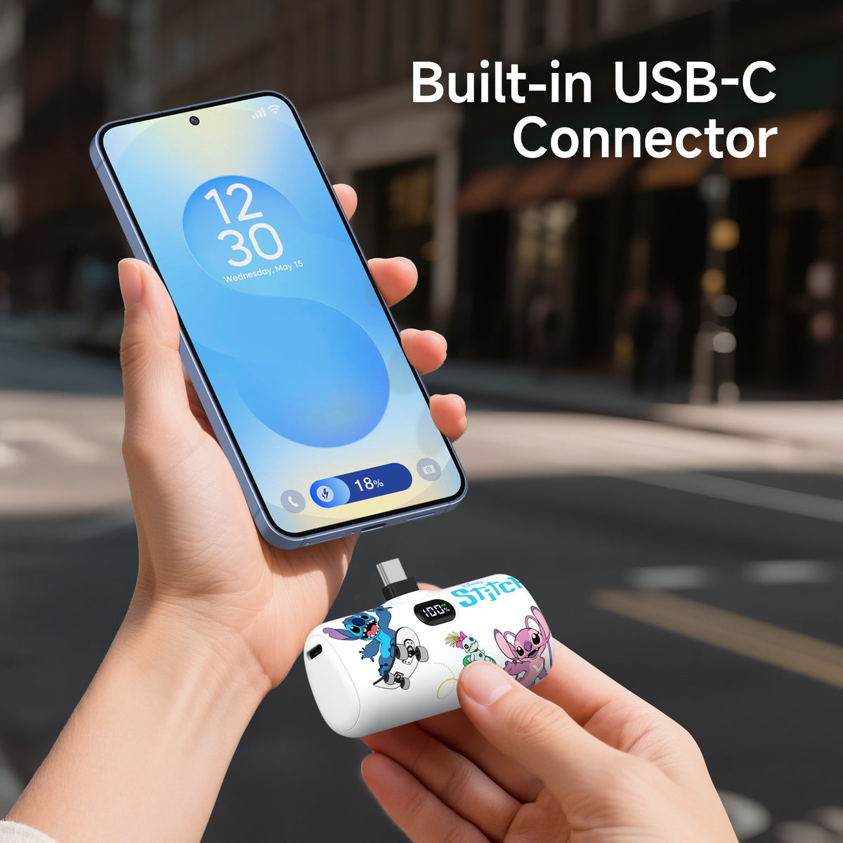 Disney Compact 5000mAh Power Bank with USB-C Connector