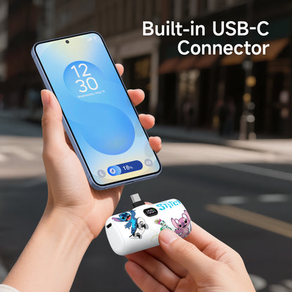 Disney Compact 5000mAh Power Bank with USB-C Connector