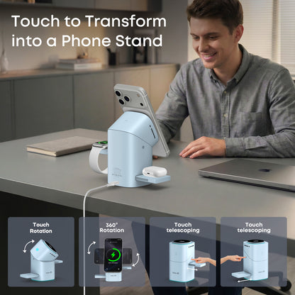 Tough On MagPro Qi2 25W 3-in-1 Wireless Charger