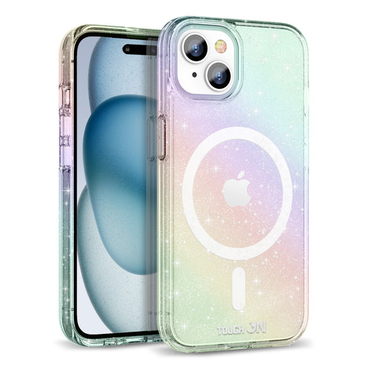 Tough On Anti-Yellowing Glitter Iridescent Case with MagSafe for iPhone