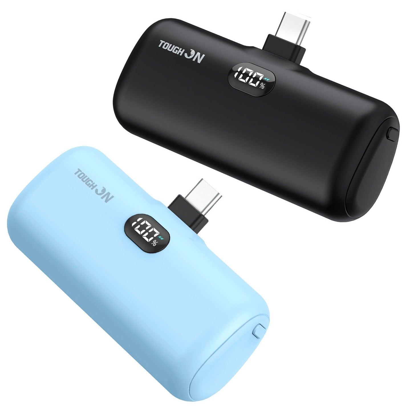 2 Pack Tough On Mini Portable Charger
