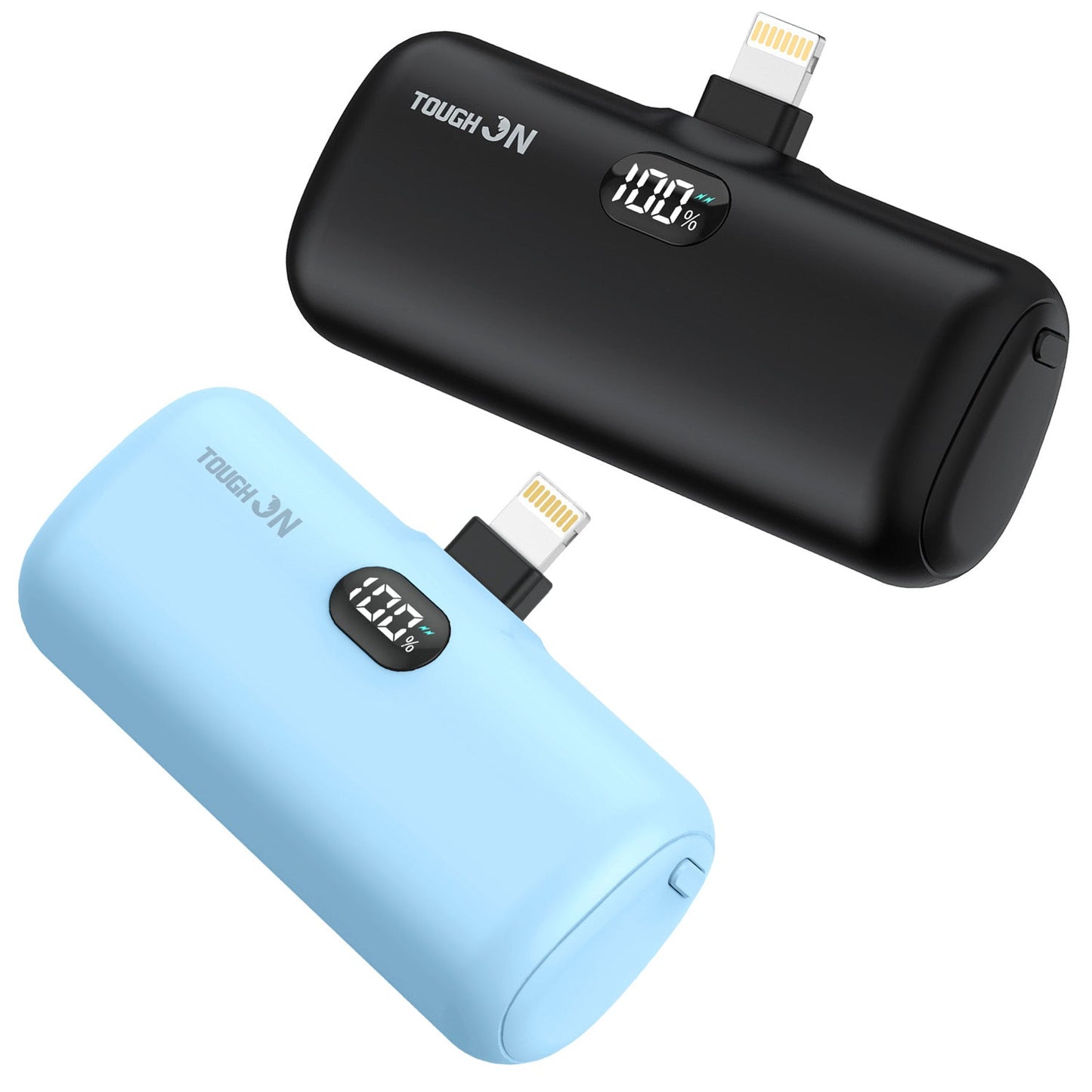 2 Pack Tough On Mini Portable Charger