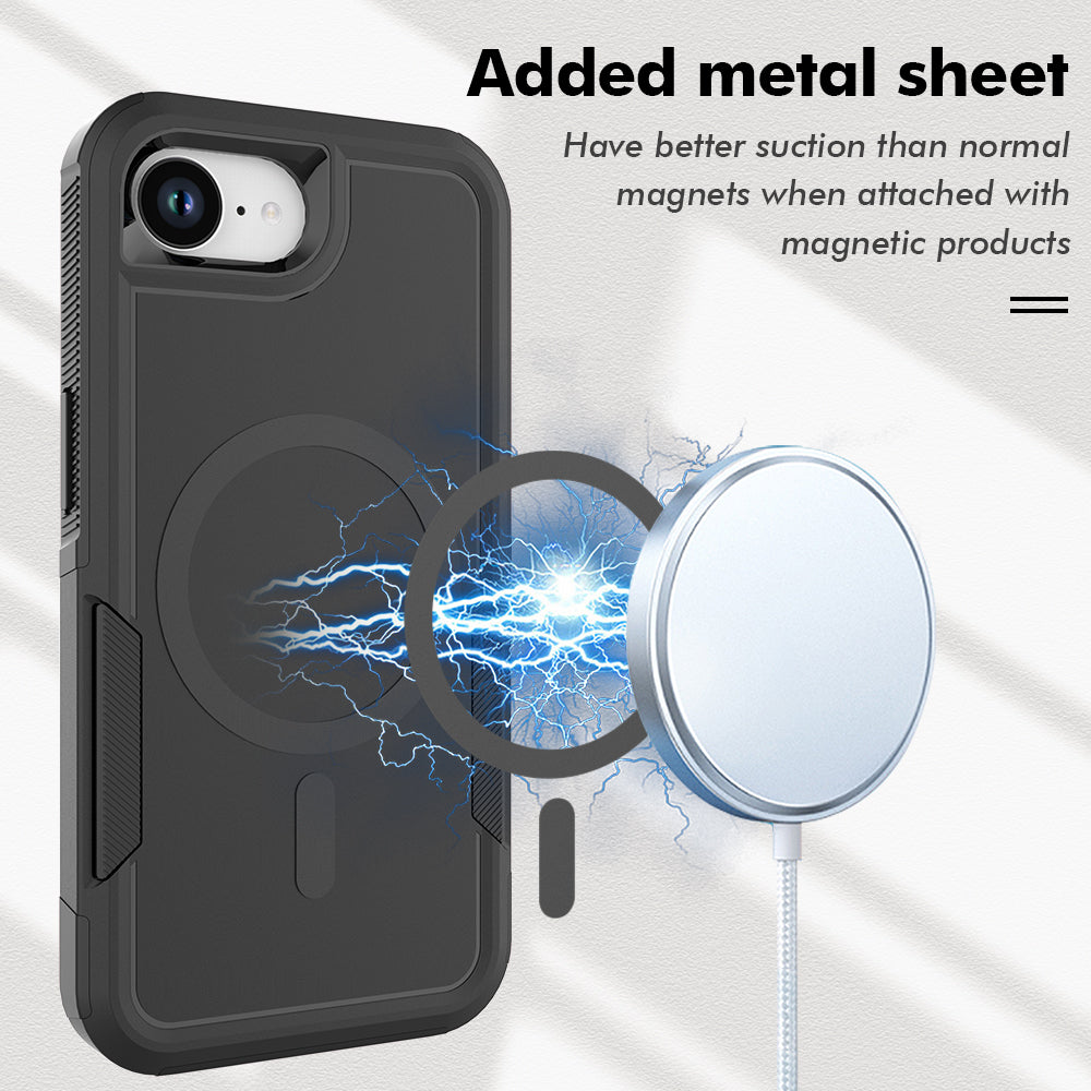 Tough On iPhone 17e / 16e Case with MagSafe Armor Black