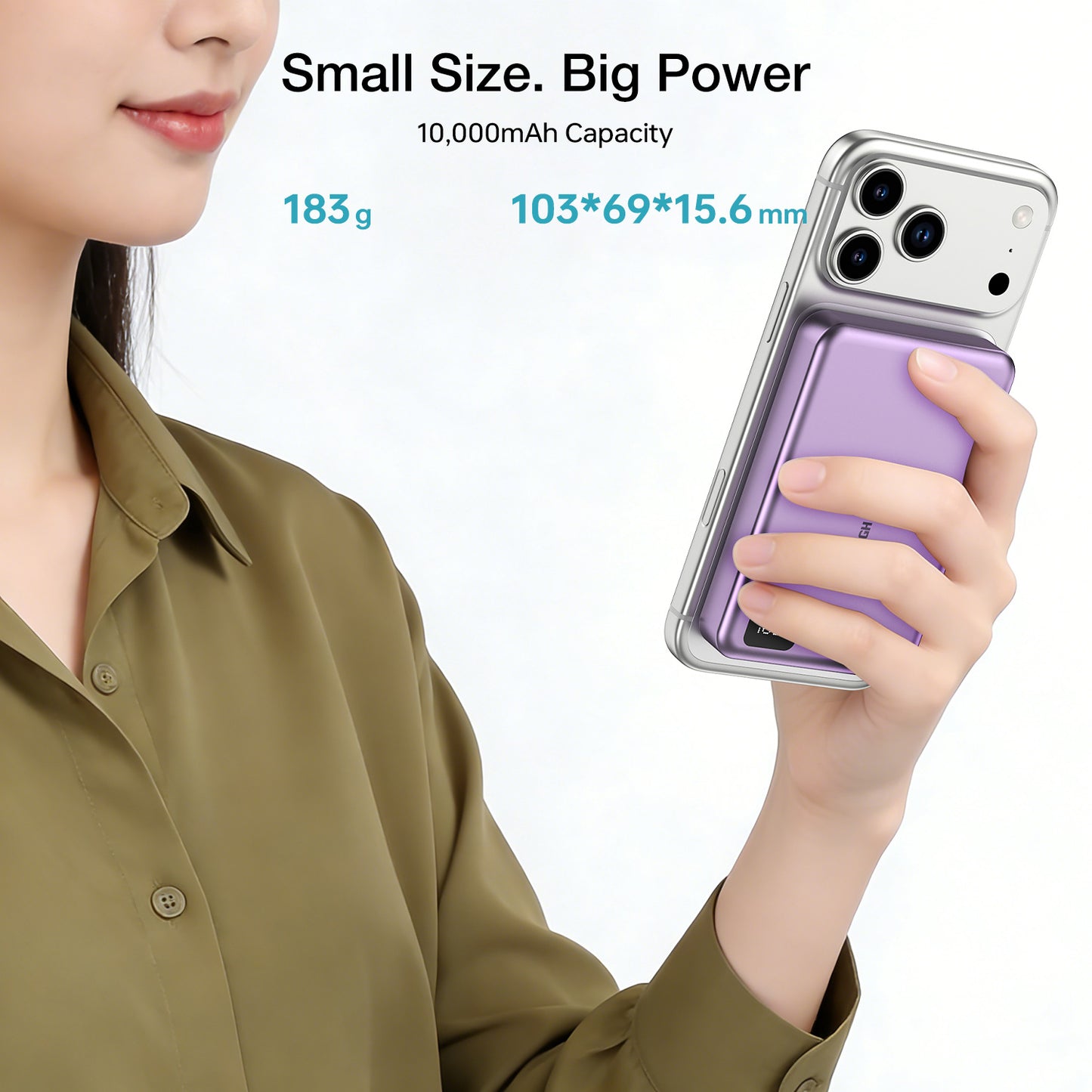 Tough On 10000mAh Magnetic Power Bank