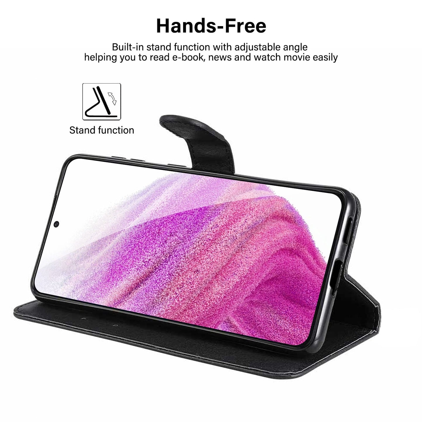 Tough On Samsung Galaxy A55 5G Case Wallet Leather Cover