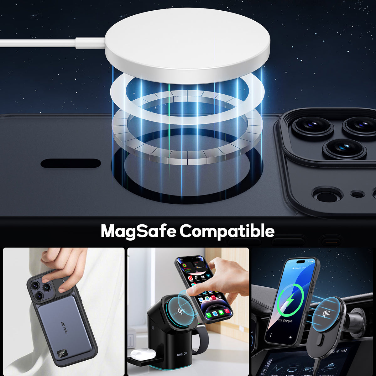 Tough On Shockproof Case with MagSafe for iPhone
