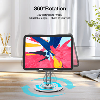 Tablet Stands 360 Rotating Foldable Desktop iPad Holder Stand